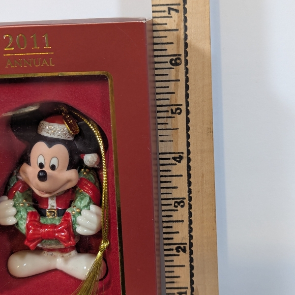 2011 Lenox Mickey Mouse Christmas Ornament Disney